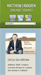 Mobile Screenshot of matthewlindgren.com